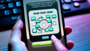 alt_text: Modern app interface showing local credit hour conversion to ECTS with educational icons and clarity.