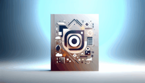 A sleek cover image for a digital media course platform, featuring a PDF display and vibrant call to action.